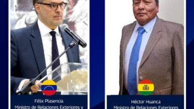 Cancilleres de Venezuela y Bolivia hablan por teléfono para fortalecer relación bilateral