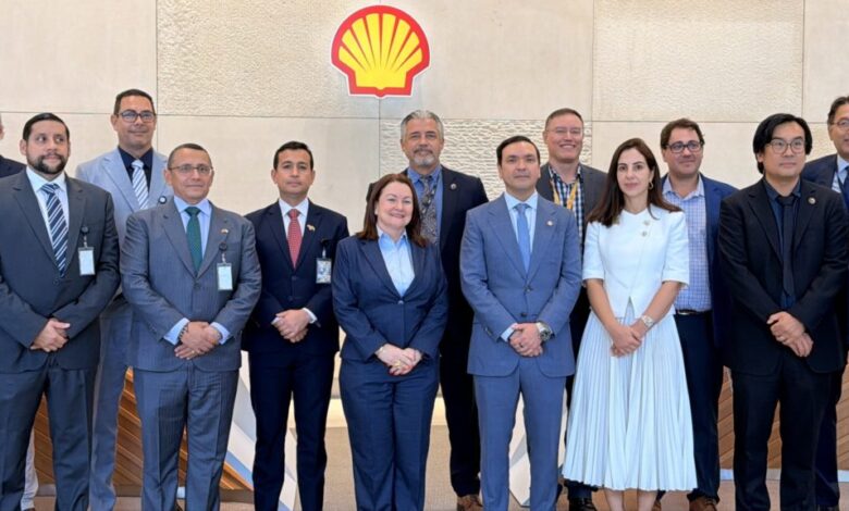 Delegación venezolana visitó sede de la empresa Shell en EE.UU.