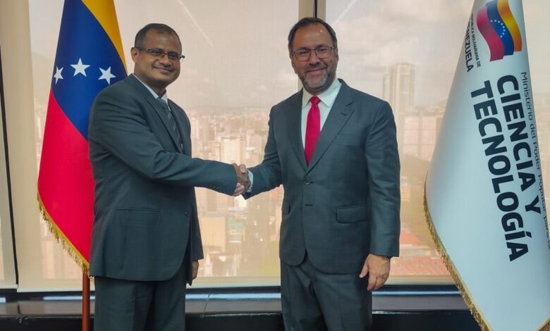 Venezuela e India trabajan en agenda conjunta de desarrollo tecnológico
