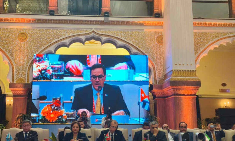 Denuncia Cuba en reunión Brics impacto del asedio de EE. UU. en cultura