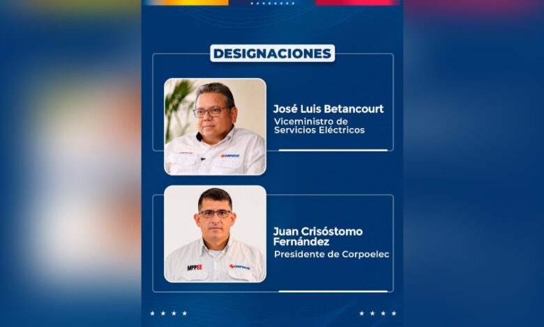 Delcy Rodríguez anuncia nuevas designaciones para fortalecer el Sistema Eléctrico Nacional