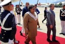 Arriba a Venezuela Primera Ministra de Barbados Mia Mottley