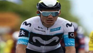 Ciclista venezolano Aular el mejor latino del día en Vuelta a España