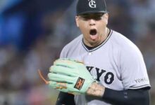 Venezolano Mata brilla desde el montículo en Liga japonesa de béisbol
