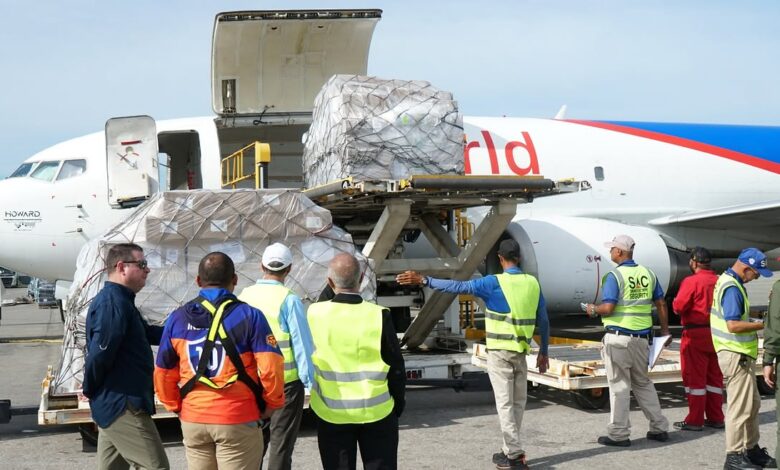 Venezuela recibe cinco toneladas de medicamentos como ayuda humanitaria provenientes de Egipto