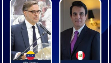 Venezuela y Perú revisan avances en reanudación de relaciones consulares