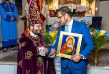 Canciller Plasencia comparte con comunidades Armenia y Líbanesa festividad religiosa de la Virgen María
