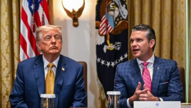 Trump enfrenta a Hegseth por escasez de municiones en EE. UU. en plena guerra con Irán