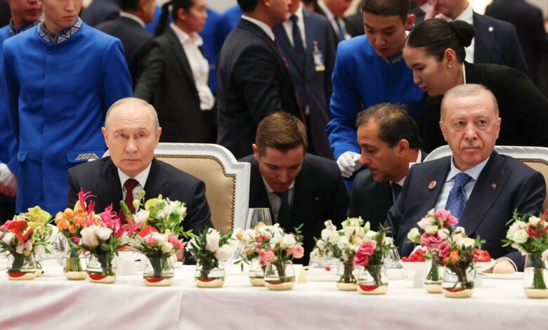 Putin se reúne con Erdogan en la cumbre clave para el desarrollo de Eurasia