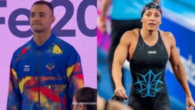 Jorge Otaiza y Lismar Lyon se cubren de oro en natación en Juegos Suramericanos