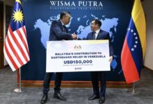 Malasia aporta $150.000 para la reconstrucción en Venezuela tras doblete sísmico