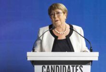 Expresidenta chilena Michelle Bachelet declina candidatura a dirigir la ONU