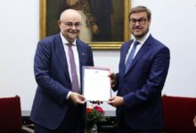 Canciller Félix Plasencia recibe Copias de Estilo de embajadores designados de Suiza, Egipto, Vietnam y la UE