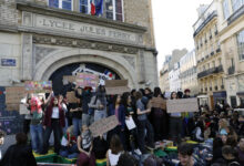 Las masivas protestas estudiantiles en Francia dejan casi mil detenidos en un día