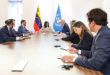 Presidenta Delcy Rodríguez se reúne en Caracas con el máximo representante de ACNUR, Barham Salih