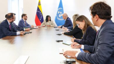 Presidenta Delcy Rodríguez se reúne en Caracas con el máximo representante de ACNUR, Barham Salih