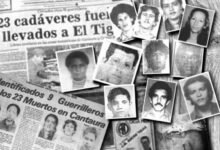 Conmemoración de los 44 años de la Masacre de Cantaura en Anzoátegui, Venezuela.