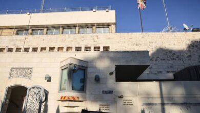 Israel cierra consulado británico en Jerusalén