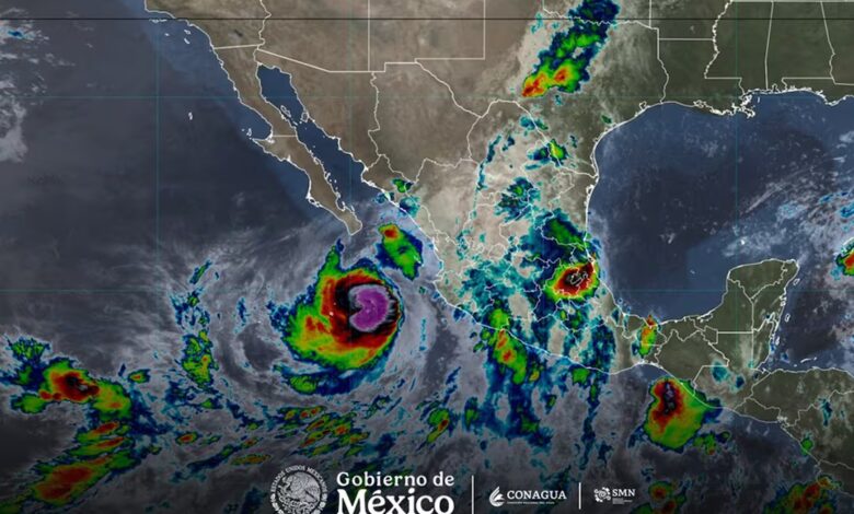 El huracán Rachel se intensifica a categoría 2 frente a las costas de México